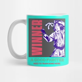 Martial Art Winner A good fighter T-shirt Mug Gift Apparel Sticker Water bottle Notebook Mug